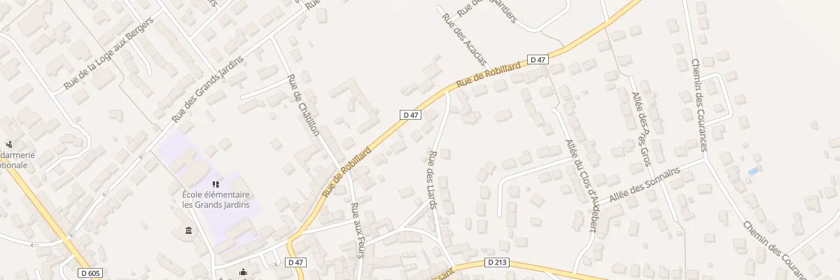 Plan du 16 Rue de Robillard au Châtelet-en-Brie