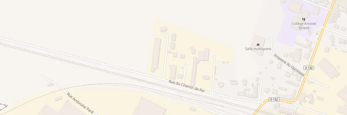 Plan du 13Q Rue du Chemin de Fer à Chaulnes