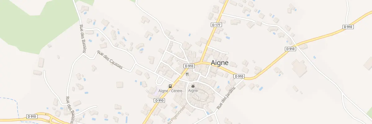 Plan du 5124 Au Village à Aigne