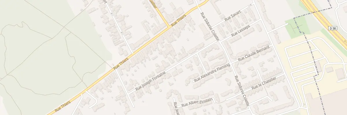 Plan du 40 Rue Joseph Fontaine à Liévin