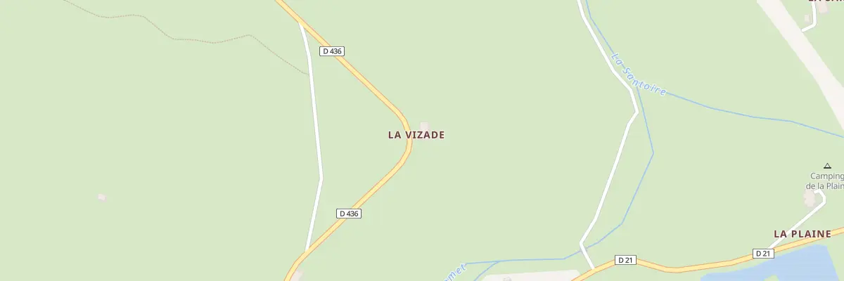 Plan du 5140 La Vizade à Saint-Saturnin