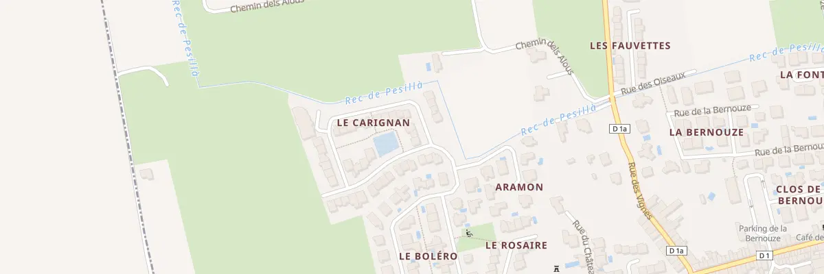 Plan du 3 Lot Les Carignans à Villeneuve-la-Rivière