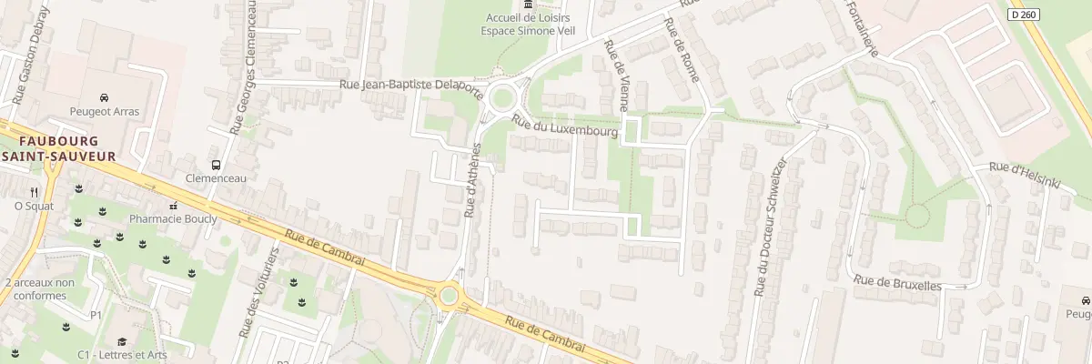 Plan du 4 Rue Copenhague à Arras