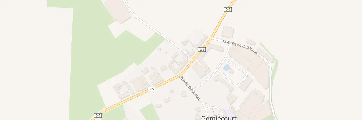 Plan du 5 Rue d’Achiet le Grand à Gomiécourt