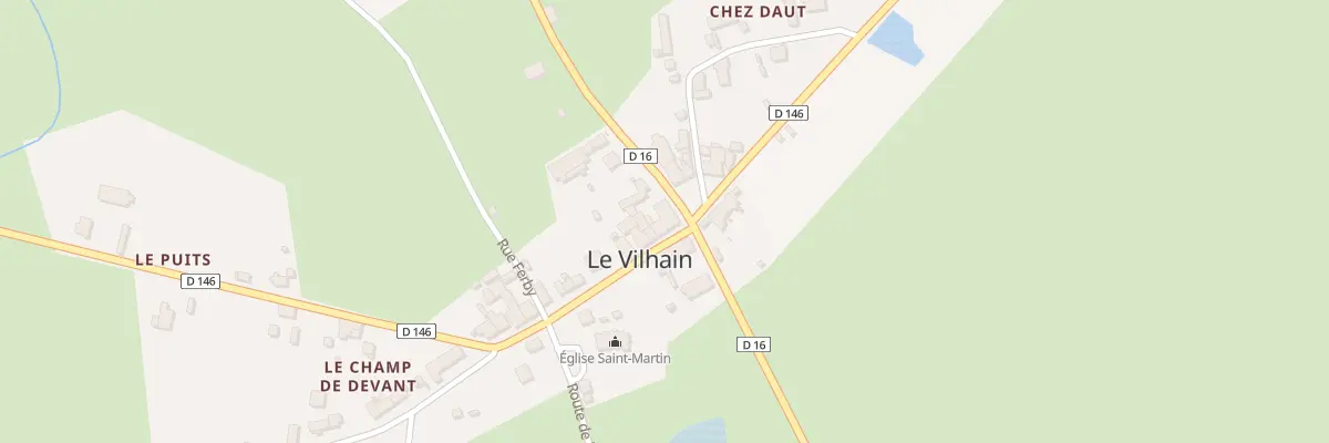 Plan du 2 Rue du Bourg au Vilhain