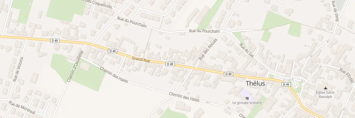 Plan du 20B Vc Grande Rue à Thélus