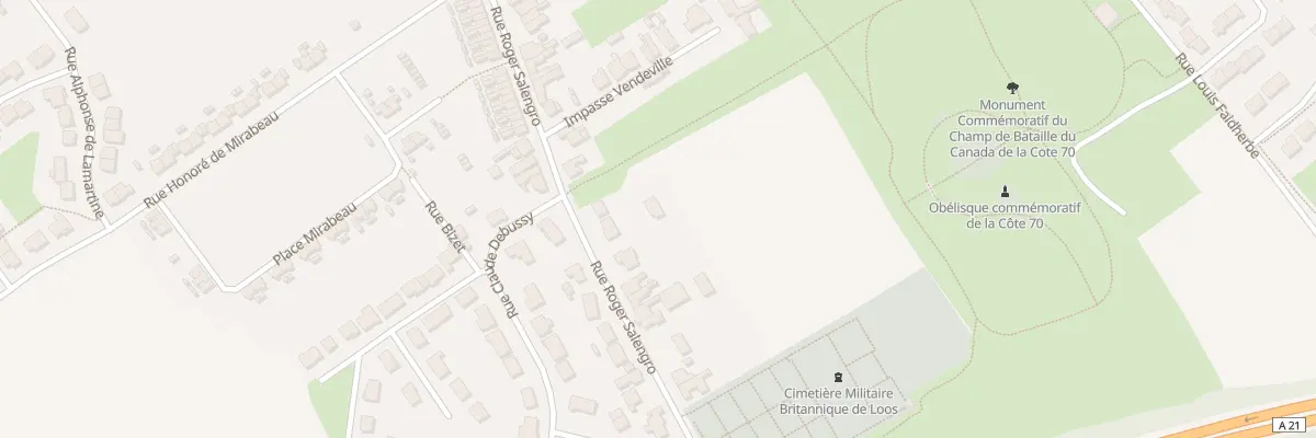 Plan du 105T Rue Roger Salengro à Loos-en-Gohelle