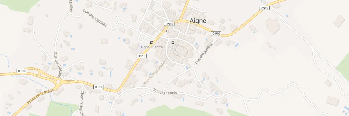 Plan du 5084 Au Village à Aigne