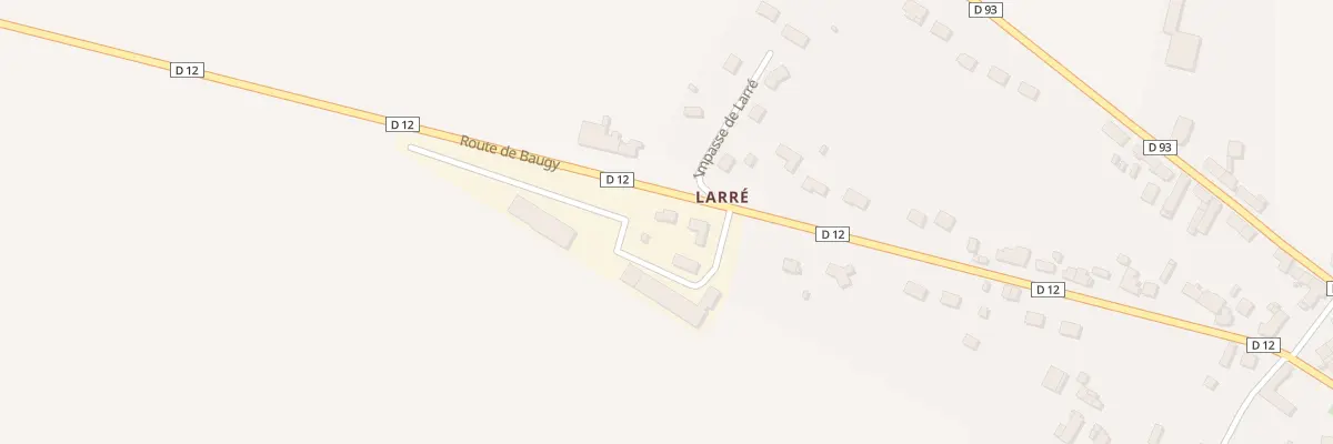 Plan du 21 Rte de Baugy à Villequiers