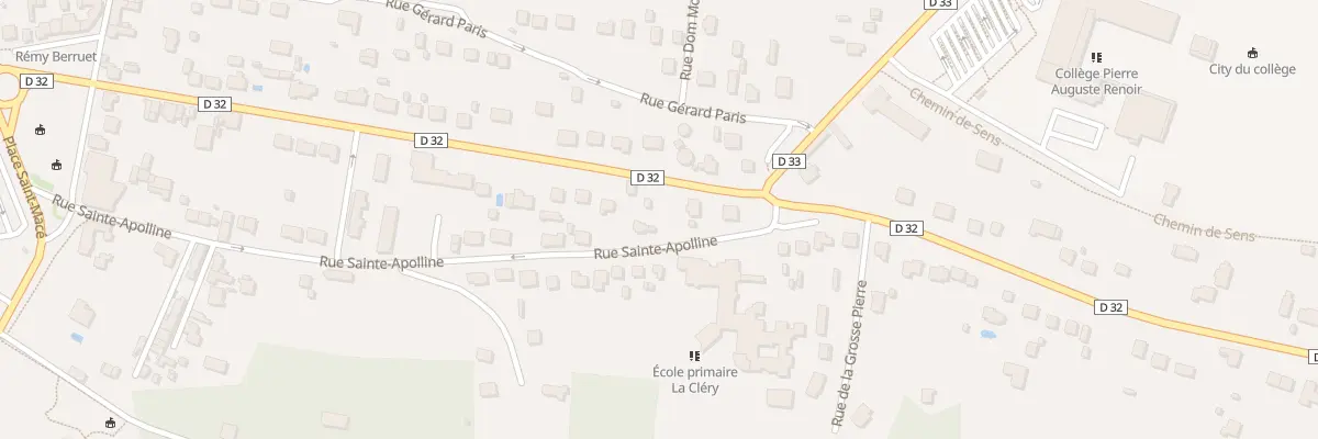 Plan du 27 Rue Sainte-apolline à Ferrières-en-Gâtinais