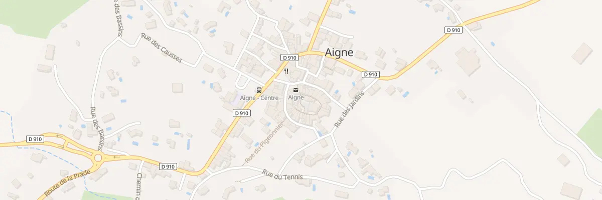 Plan du 4 Pl de l’Eglise à Aigne