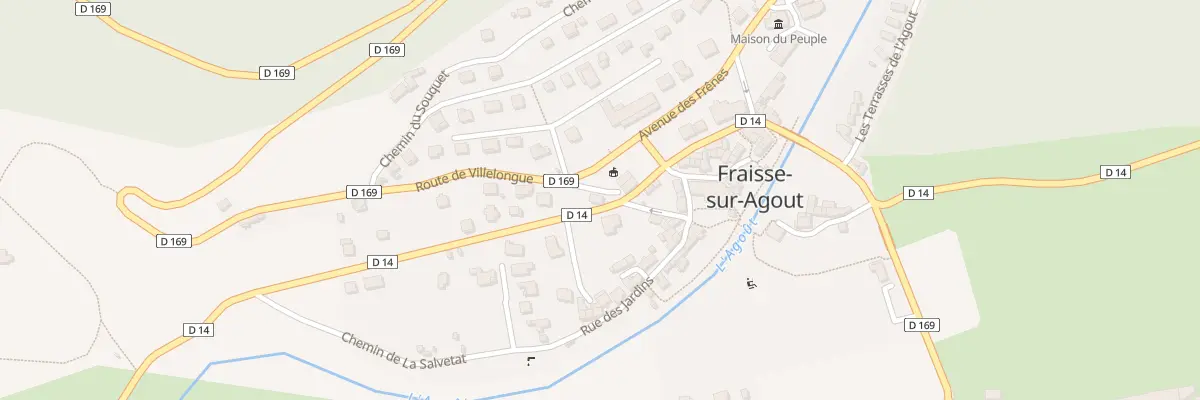 Plan du 2 Che du Boulodrome à Fraisse-sur-Agout
