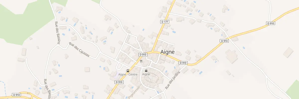 Plan du 5111 Au Village à Aigne