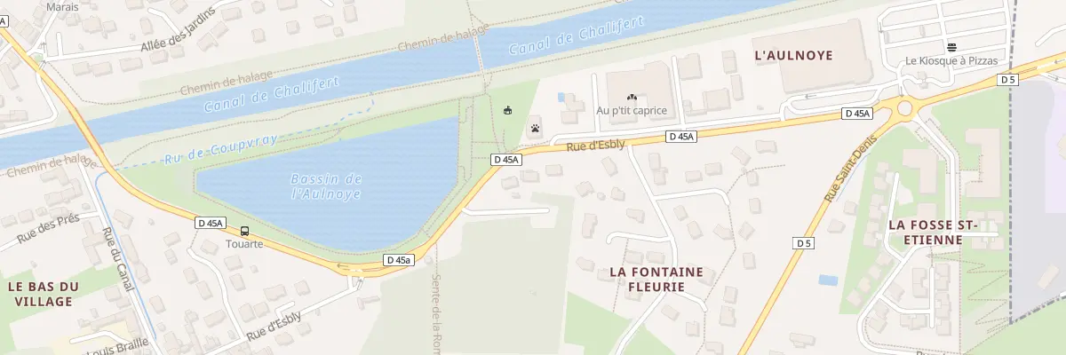 Plan du 34 Rue d’Esbly à Coupvray