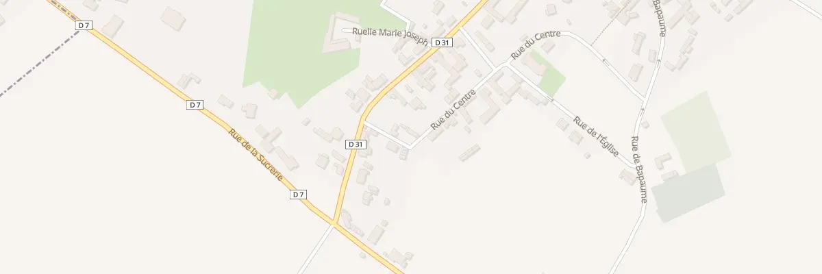 Plan du 16 Rue du Centre à Bihucourt