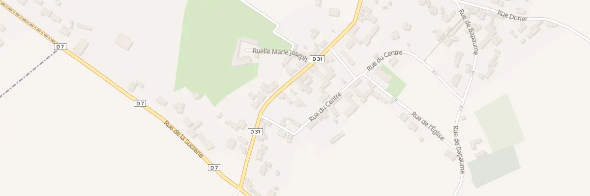 Plan du 29 Rue Marcel Lejosne à Bihucourt