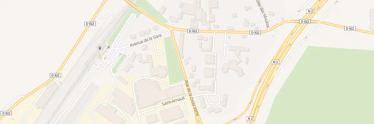 Plan du 7 Rue de la Croix Verte à Nanteuil-le-Haudouin