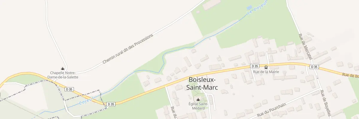 Plan du 7 Rue de la Mairie à Boisleux-Saint-Marc