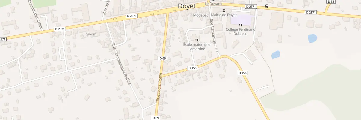 Plan du 10 Rue Cuvier à Doyet