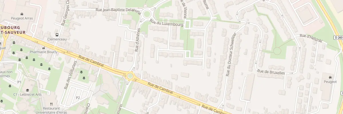 Plan du 18 Rue Copenhague à Arras