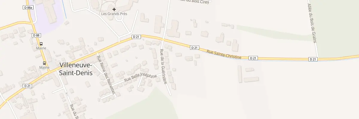 Plan du 30 Rue Sainte Christine à Villeneuve-Saint-Denis