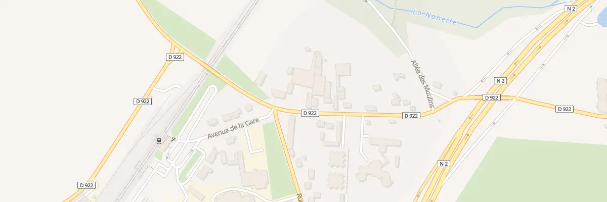 Plan du 38 Rue Beauregard à Nanteuil-le-Haudouin