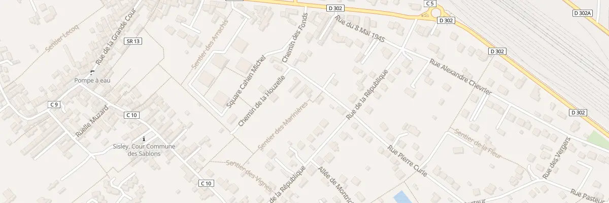 Plan du 1B Rue Maurice Martin Veneux à Moret-Loing-et-Orvanne
