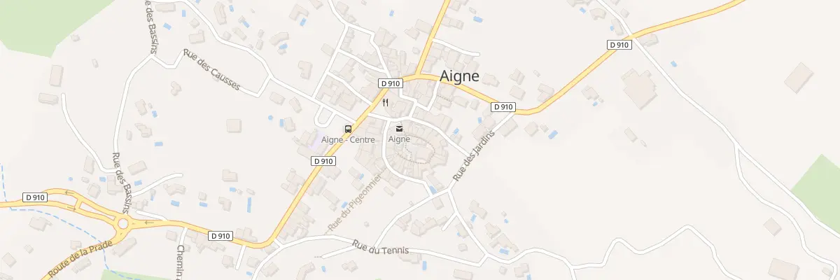 Plan du 5135 Au Village à Aigne
