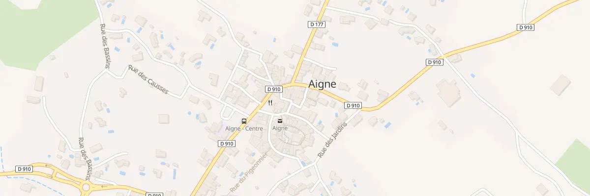 Plan du 5069 Au Village à Aigne