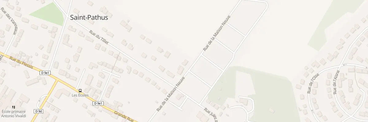 Plan du 19 Rue de la Maison Neuve à Saint-Pathus
