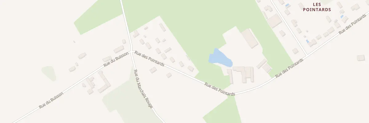 Plan du 121 Rue des Pointards à Amilly