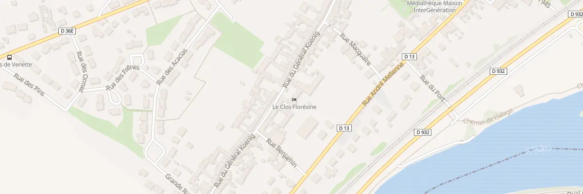 Plan du 307 Rue du Général Koenig à Venette