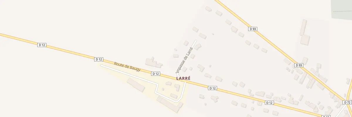Plan du 2 Imp Le Larre à Villequiers