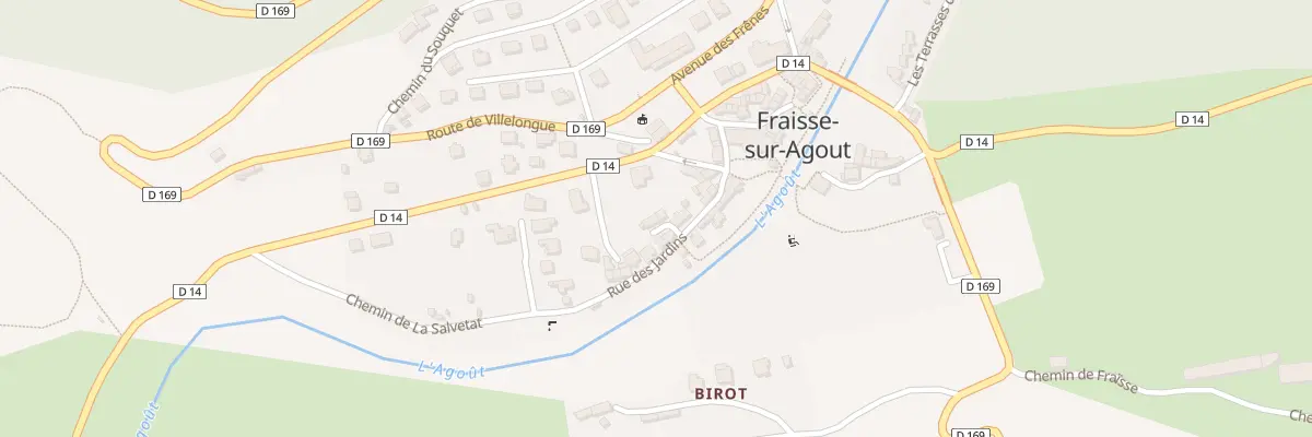 Plan du 5262 Le Village à Fraisse-sur-Agout