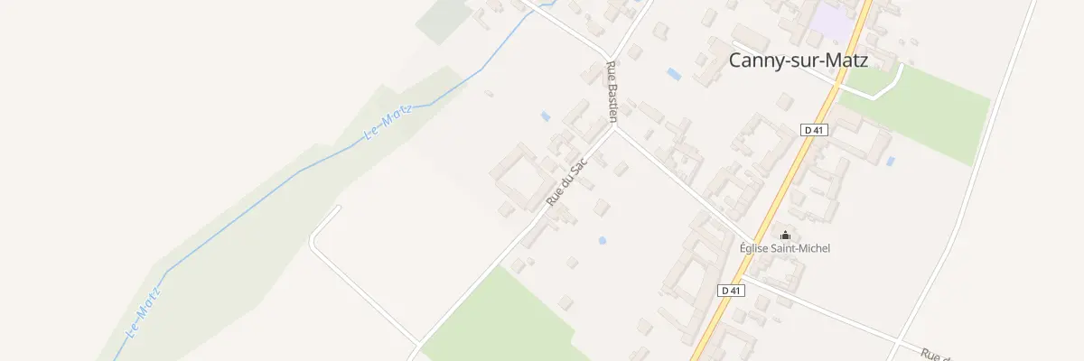 Plan du 82 Rue du Sac à Canny-sur-Matz