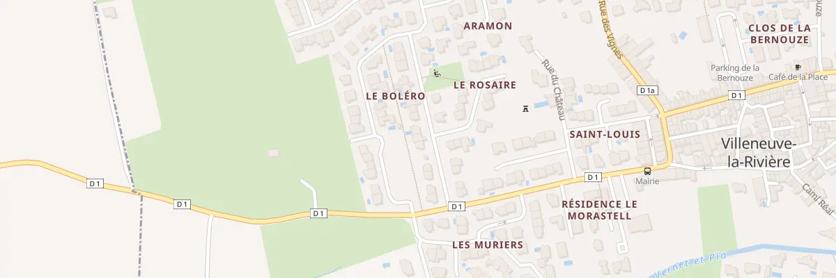 Plan du 11 Rue du Rosaire à Villeneuve-la-Rivière
