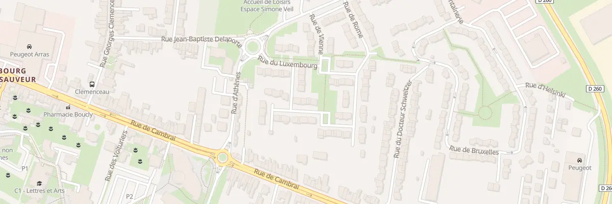 Plan du 9 Rue Copenhague à Arras