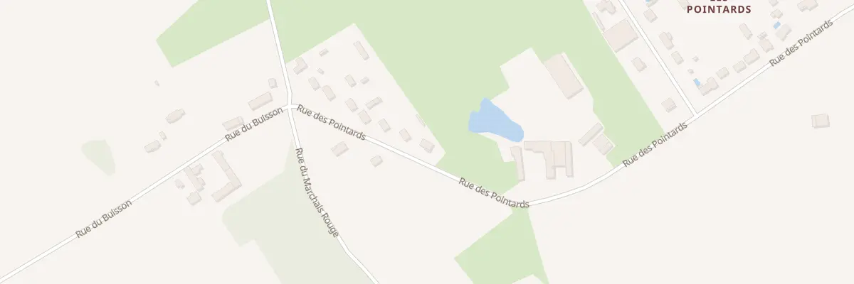 Plan du 155 Rue des Pointards à Amilly