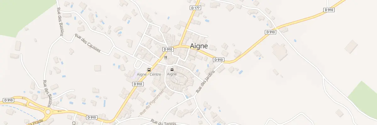 Plan du 5029 Au Village à Aigne