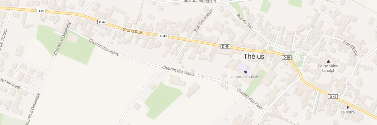 Plan du 21 Vc Grande Rue à Thélus