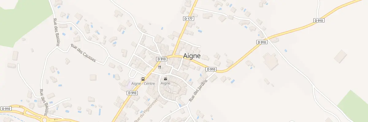 Plan du 5039 Au Village à Aigne