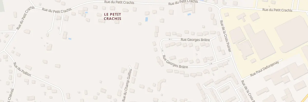 Plan du 25 Rue Georges Brière à Ferrières-en-Gâtinais