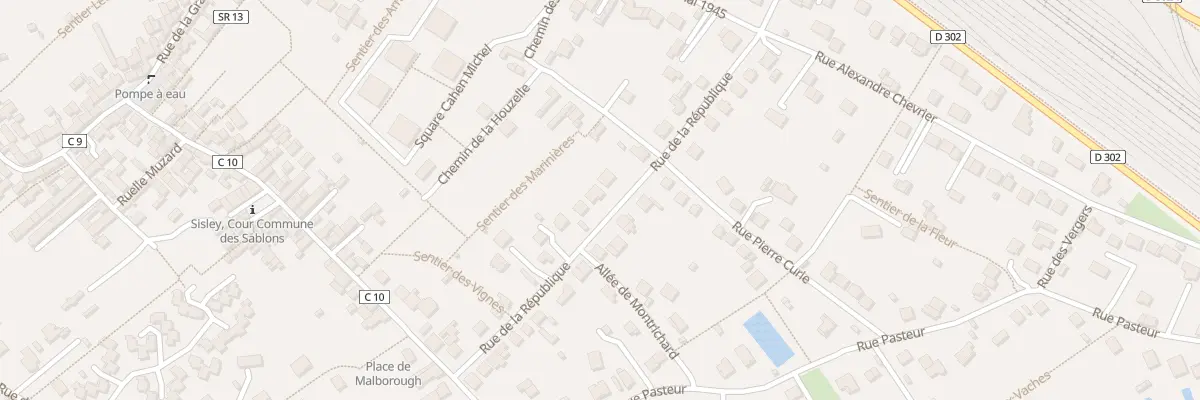 Plan du 16 Rue de la Republique Veneux à Moret-Loing-et-Orvanne