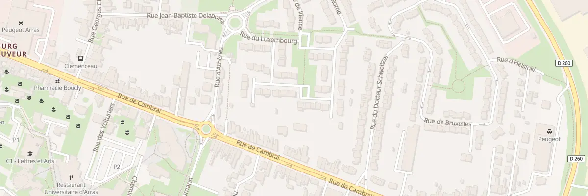 Plan du 22 Rue Copenhague à Arras