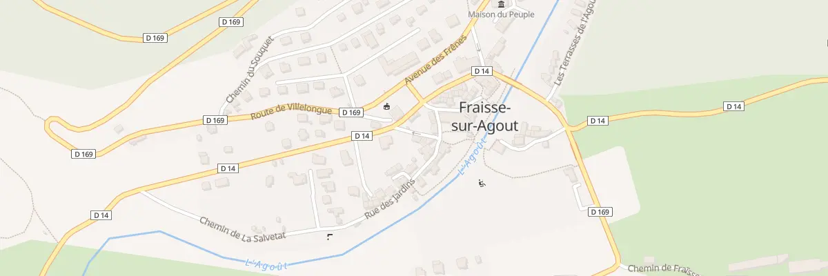 Plan du 5 Rue de la Mairie à Fraisse-sur-Agout