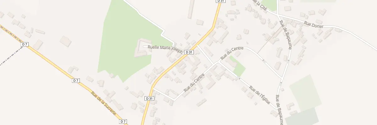 Plan du 23 Rue Marcel Lejosne à Bihucourt