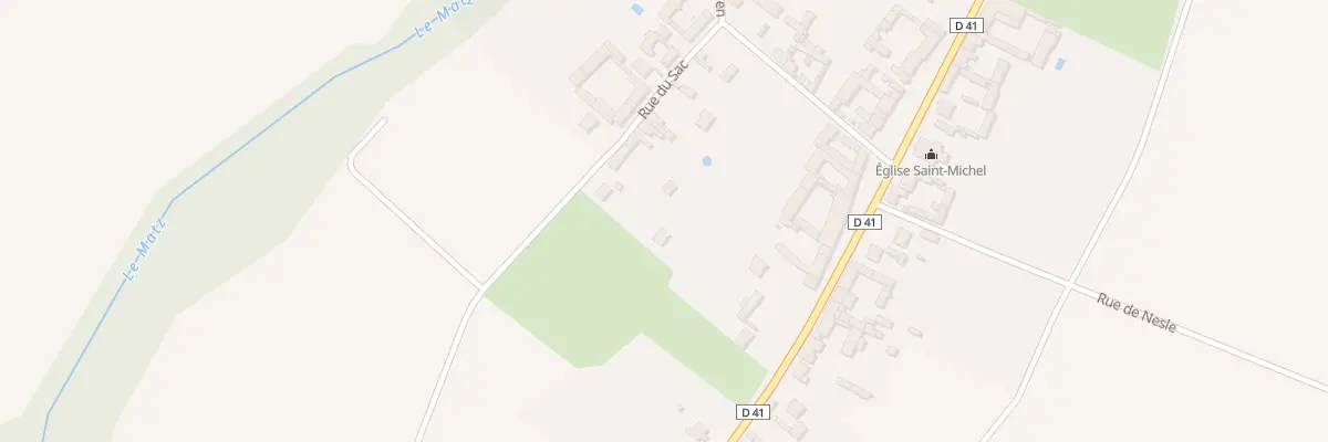 Plan du 131 Rue du Sac à Canny-sur-Matz