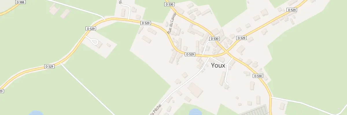 Plan du 721 Rte de Pionsat à Youx