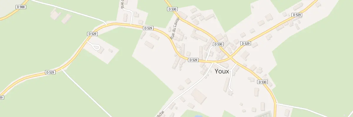 Plan du 729 Rte de Pionsat à Youx