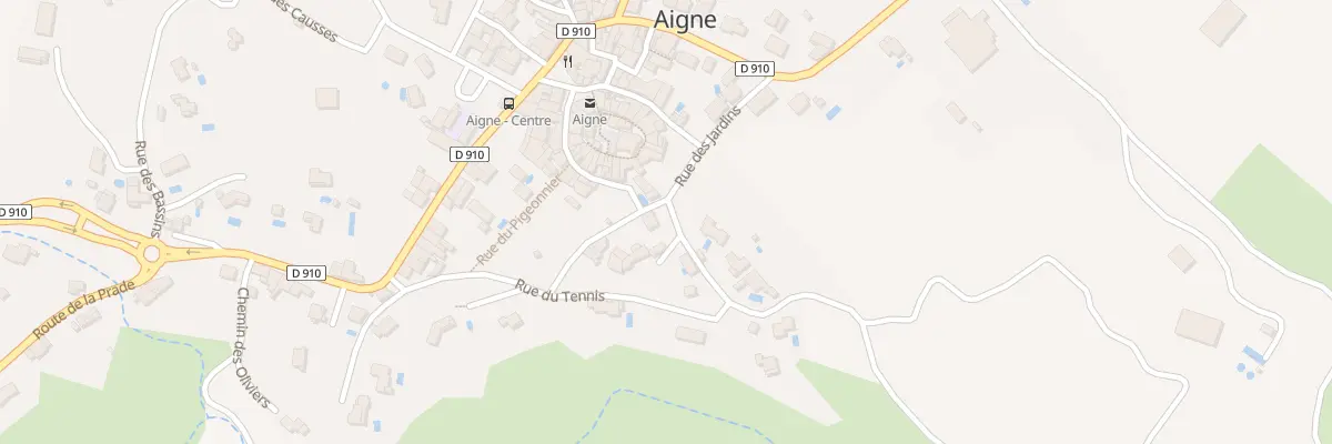 Plan du 5096 Au Village à Aigne